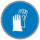 Табела „Трябва да се носят защитни ръкавици“ [1]