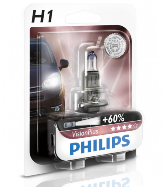 Автомобилна крушка за фар Philips Vision Plus [1]