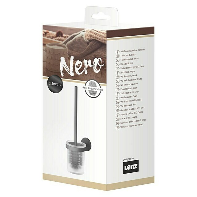 Комплект четка за тоалетна Lenz Nero [2]