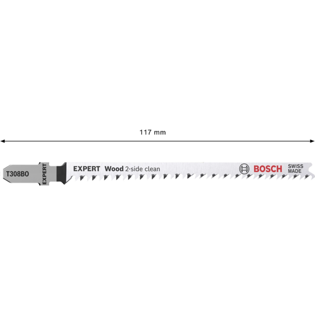 Комплект ножове за прободен трион Bosch Expert Wood 2-Side Clean T 308 BO [3]