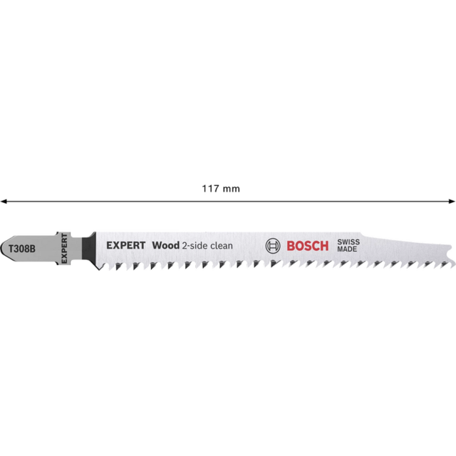 Комплект ножове за прободен трион Bosch Expert Wood 2-Side Clean T 308 B [2]