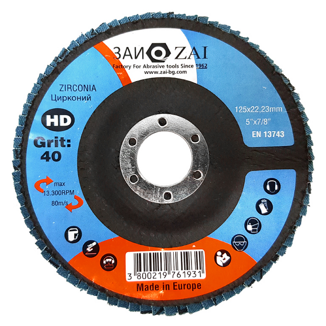 Ламелен диск за шлайфане ZAI Zirconia HD [1]