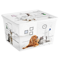 Пластмасова кутия за съхранение Keter C-Box L Pets Collection