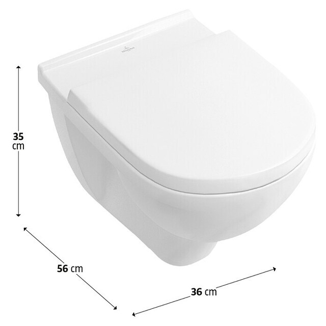 Стенна тоалетна без ръб Villeroy & Boch Targa DirectFlush Set [7]