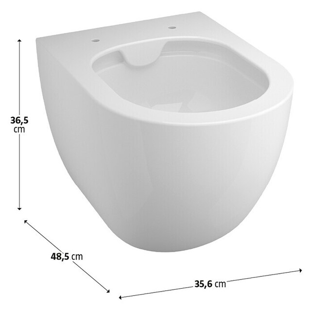 Стенна тоалетна без ръб Camargue Pico 2.0 [4]