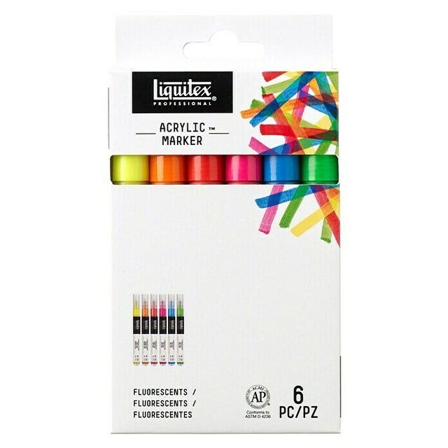 Маркери с акрилна боя за рисуване Liquitex Professional Paint Marker Fluo [1]
