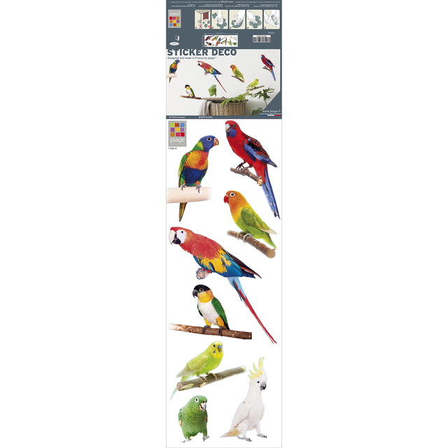 Декоративен стикер Plage Тропически птици [2]