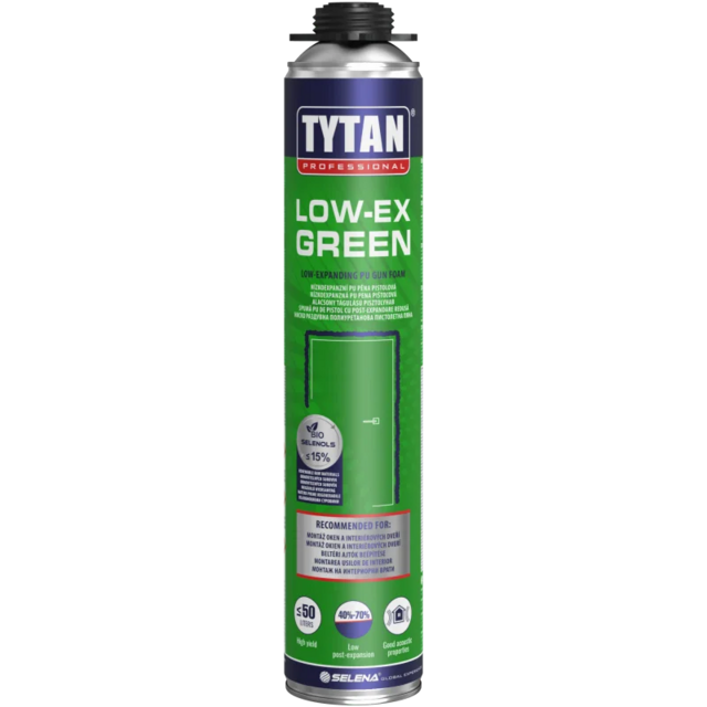 Пистолетна монтажна пяна Tytan Low-Ex Green [1]