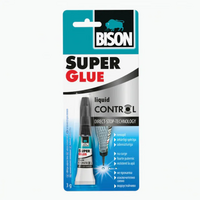 Универсално цианоакрилатно моментно лепило Bison Super Glue Control