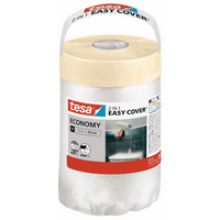 Покривен найлон с хартиена лента Tesa Easy Cover Economy 2 в 1