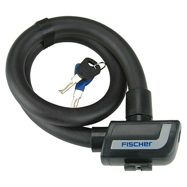 * Катинар/ спирала за велосипед Fischer, с ключ, 85 см, 23 мм [2]