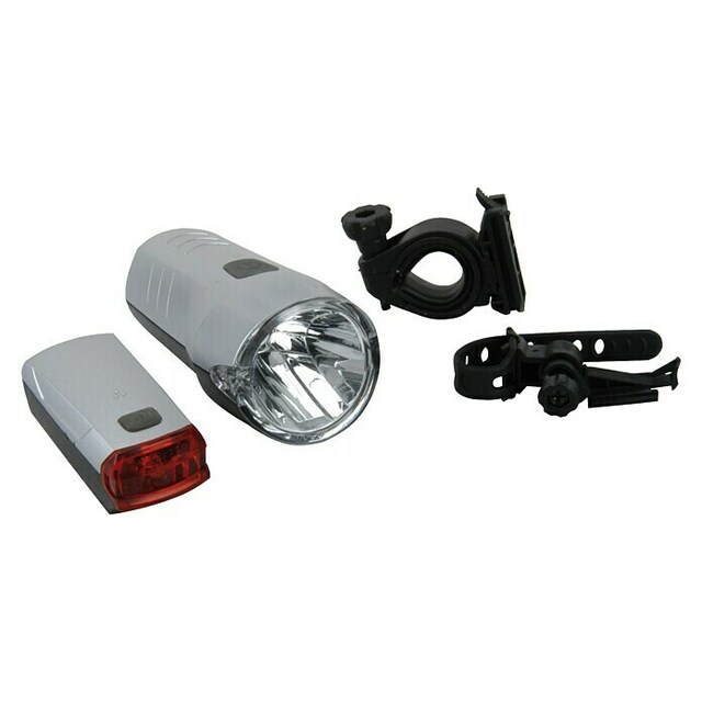 * Комплект осветление за велосипед Fischer, LED, 4,5 часа, 20 lux, батерия [2]