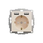 Контакт шуко и USB Schneider Electric Sedna Design & Elements SDD112052 [1]