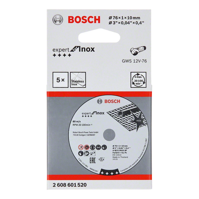 Комплект дискове за рязане Bosch Expert for Inox [2]