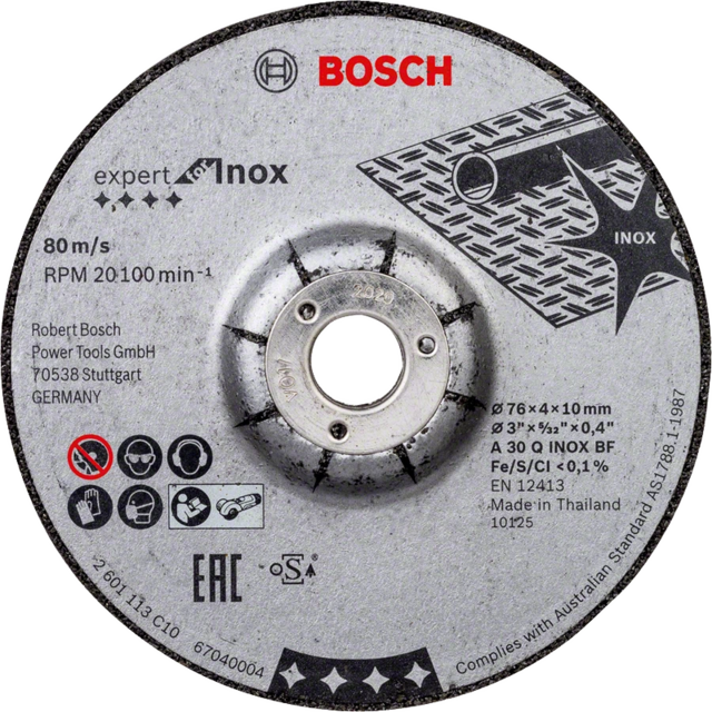Комплект дискове за шлайфане Bosch Expert for Inox [1]