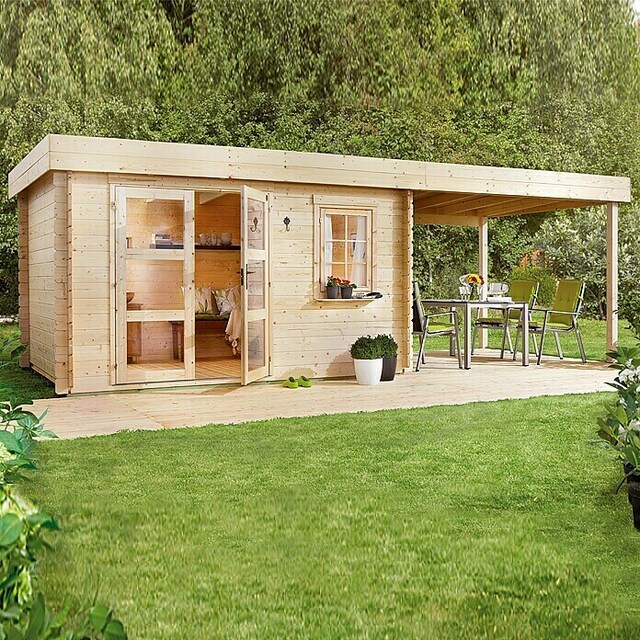 Дървена градинска къща Lounge 2 [2]