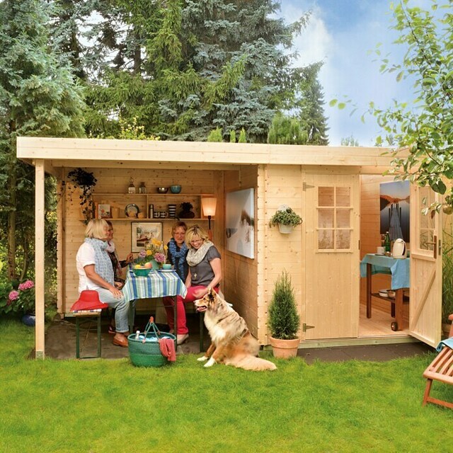 Дървена градинска къща Eco-Lounge [2]