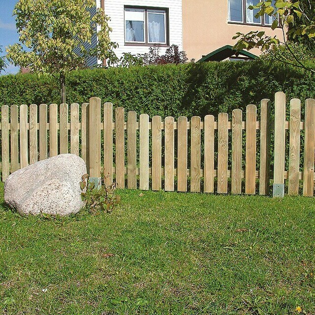 Декоративна дървена ограда [3]