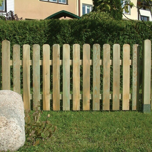 Декоративна дървена ограда [2]