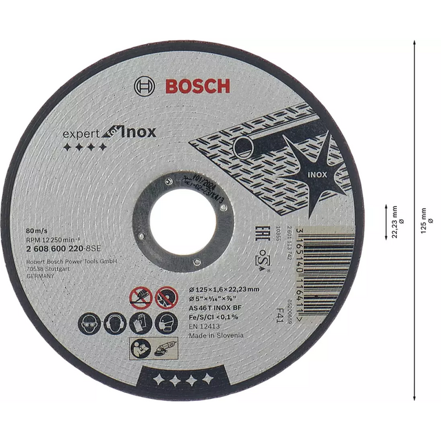 Диск за рязане на стомана Bosch Expert for Inox AS46TBF [2]