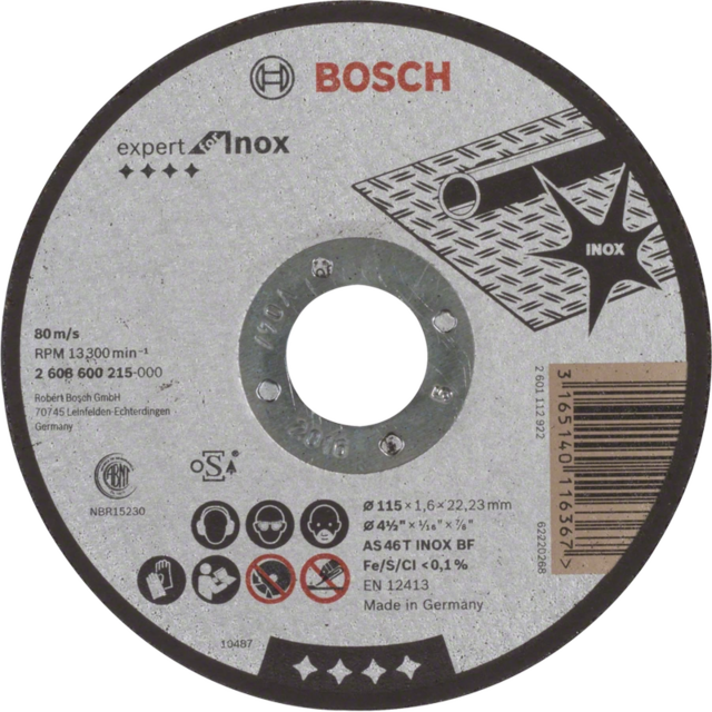 Диск за рязане на стомана Bosch Expert for Inox AS46TBF [3]