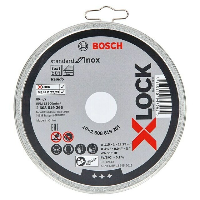 Диск за рязане на неръждаема стомана Bosch Standart for Inox X-Lock [2]