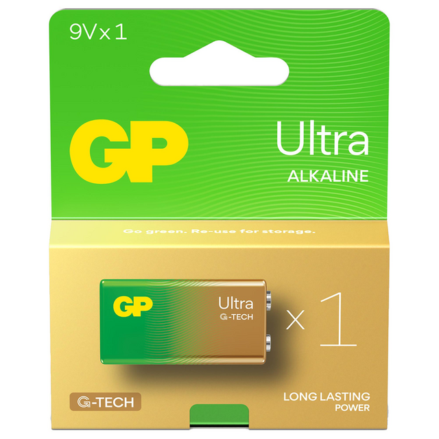 Алкална батерия GP Ultra 6LF22 [1]