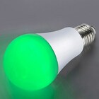LED крушка зелена [2]