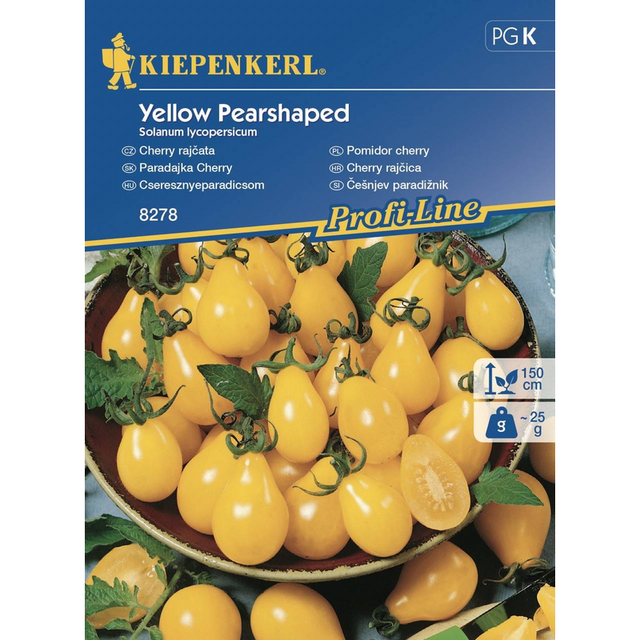 Семена за зеленчуци Kiepenkerl Чери домат Yellow Pearshaped [1]
