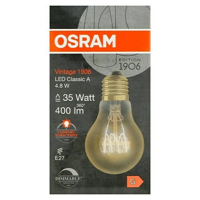 LED крушка Osram Vintage 1906 Gold Classic [5]