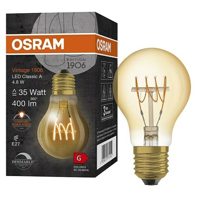 LED крушка Osram Vintage 1906 Gold Classic [11]