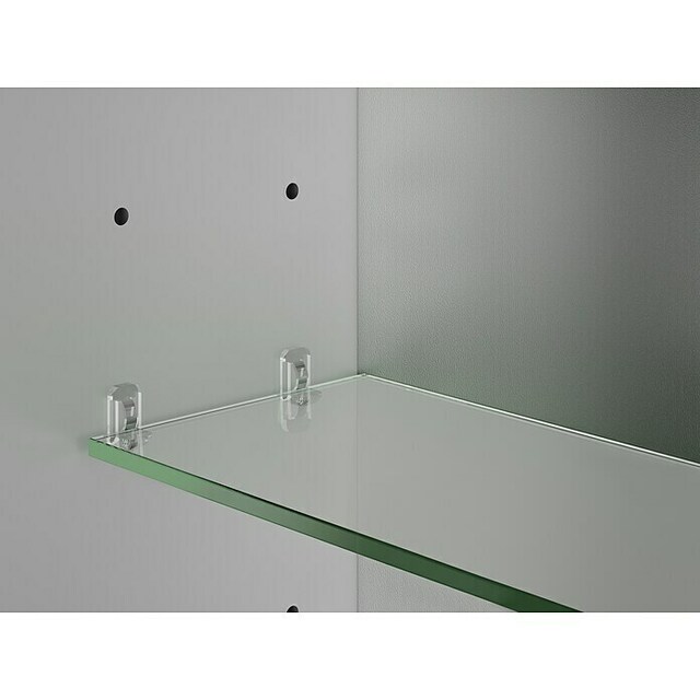 Огледален шкаф с халогенно осветление Jokey Single Alu [7]