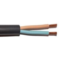 Гумиран кабел H07RN-F, 2х1 мм²,  черен, 5 м