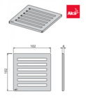 Решетка за подов сифон Alca Design [1]