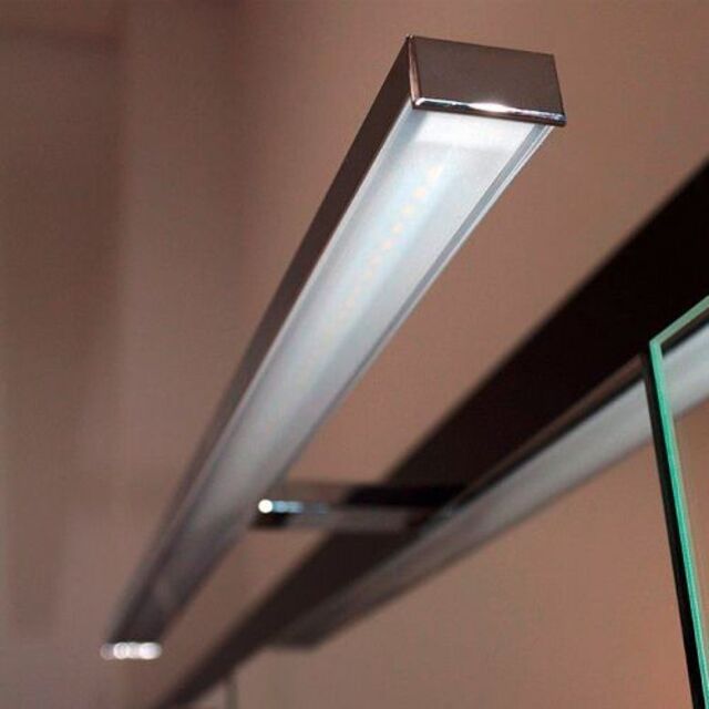 Огледален шкаф с LED осветление Riva Vulcano [5]