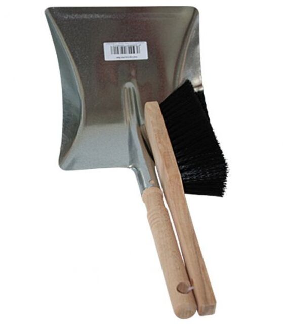 Комплект лопатка с дървена дръжка и четка Fischer [1]