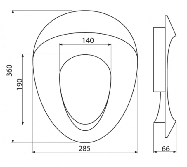 Детска тоалетна седалка-адаптер Alca Basic A68 [2]