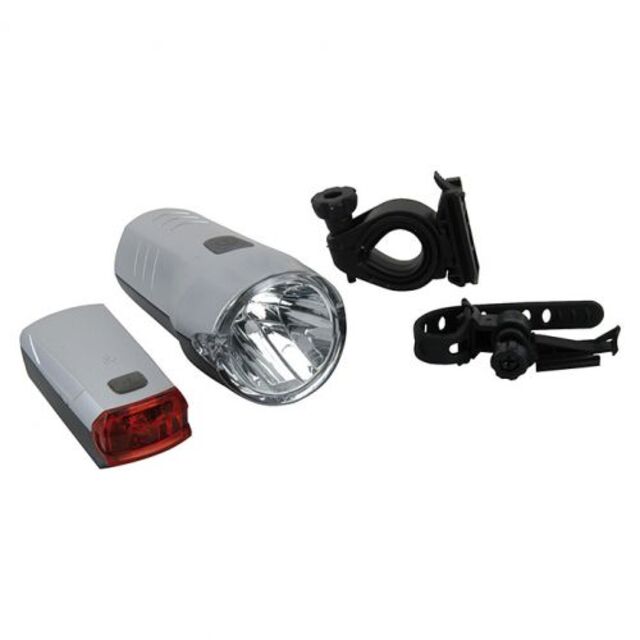 * Комплект осветление за велосипед Fischer, LED, 4,5 часа, 20 lux, батерия [1]