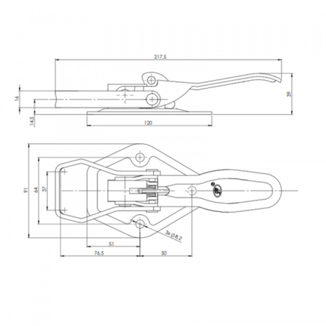 Ключалка за каната SPP ZB-05, до 1400 кг [2]