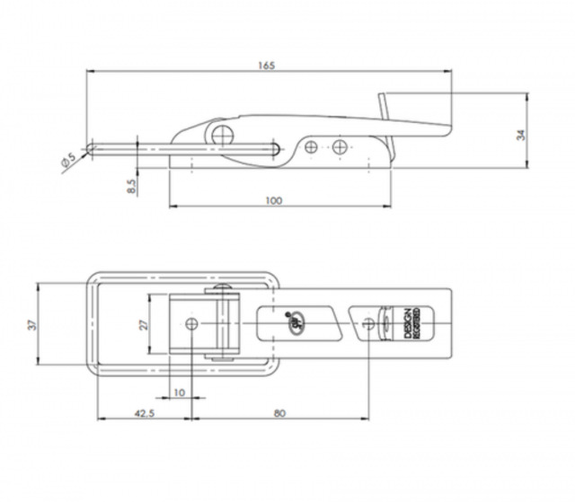 Ключалка за каната SPP ZB-02A, до 840 кг [2]