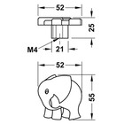 Мебелна дръжка слон [1]