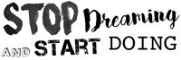 Декоративен стикер Plage 'Stop Dreaming'