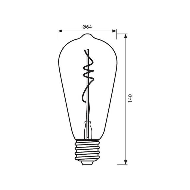 LED крушка Vivalux Filament Flick Deco [2]
