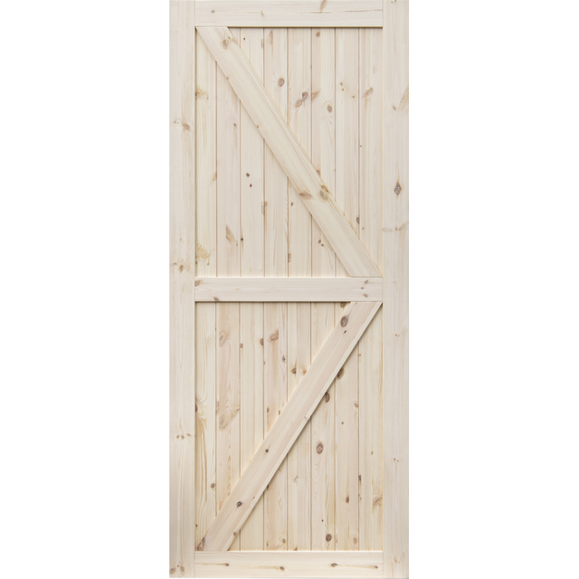 Дървена плъзгаща врата Radex Loft II PN 80 [1]