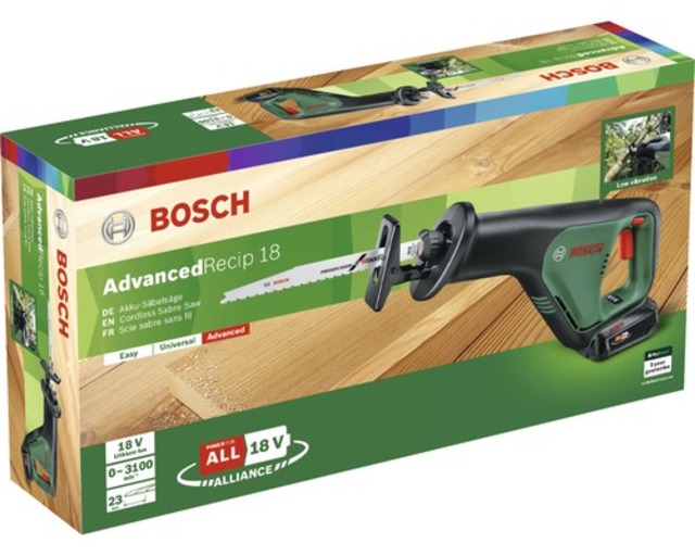 Акумулаторен саблен трион Bosch AdvancedRecip 18 [6]