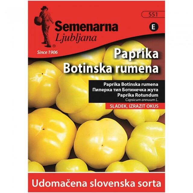 Семена за зеленчуци Semenarna Ljubljana Пипер Ратунд (Камби) [1]