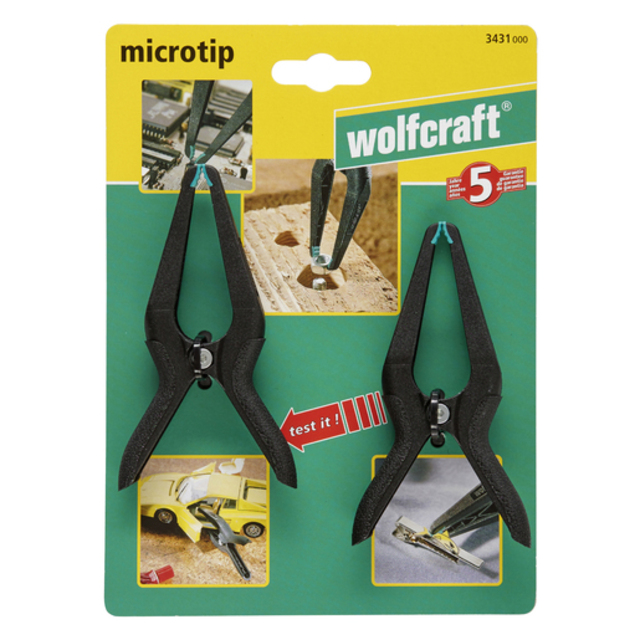 Комплект мини пружинни стяги Wolfcraft Microtip 60 [10]