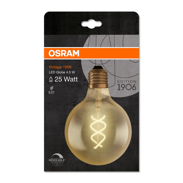  LED крушка Osram Gold Globe [3]