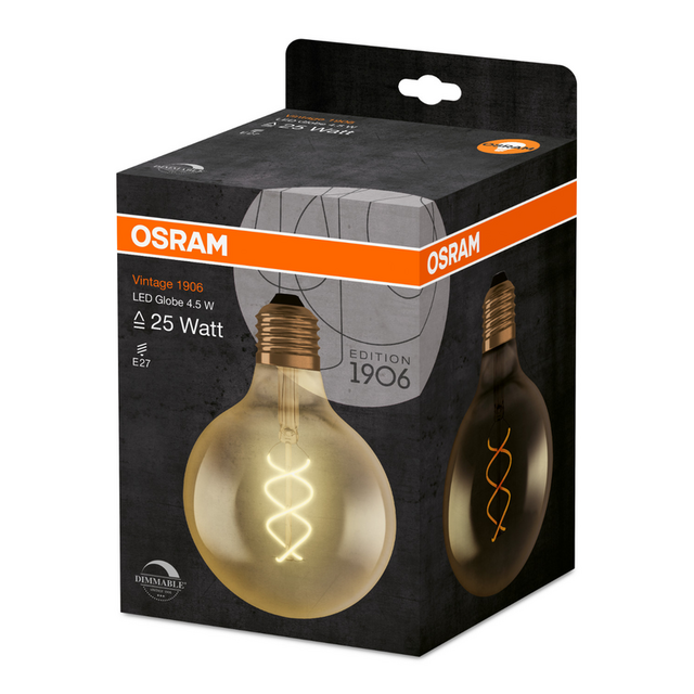  LED крушка Osram Gold Globe [4]