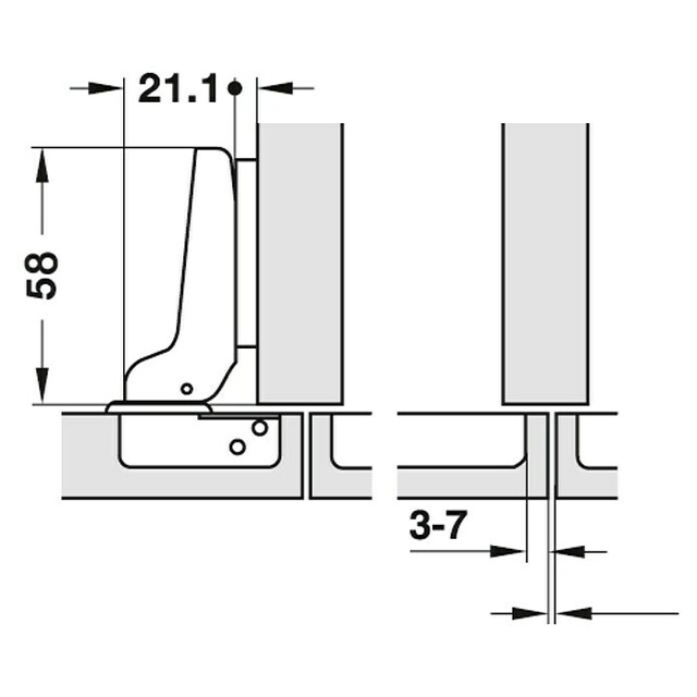 Мебелна панта Stabilit [2]